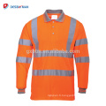 Hi Vis Viz Haute Visibilité Polo T-shirts Réfléchissant Travail Porter Jaune Orange